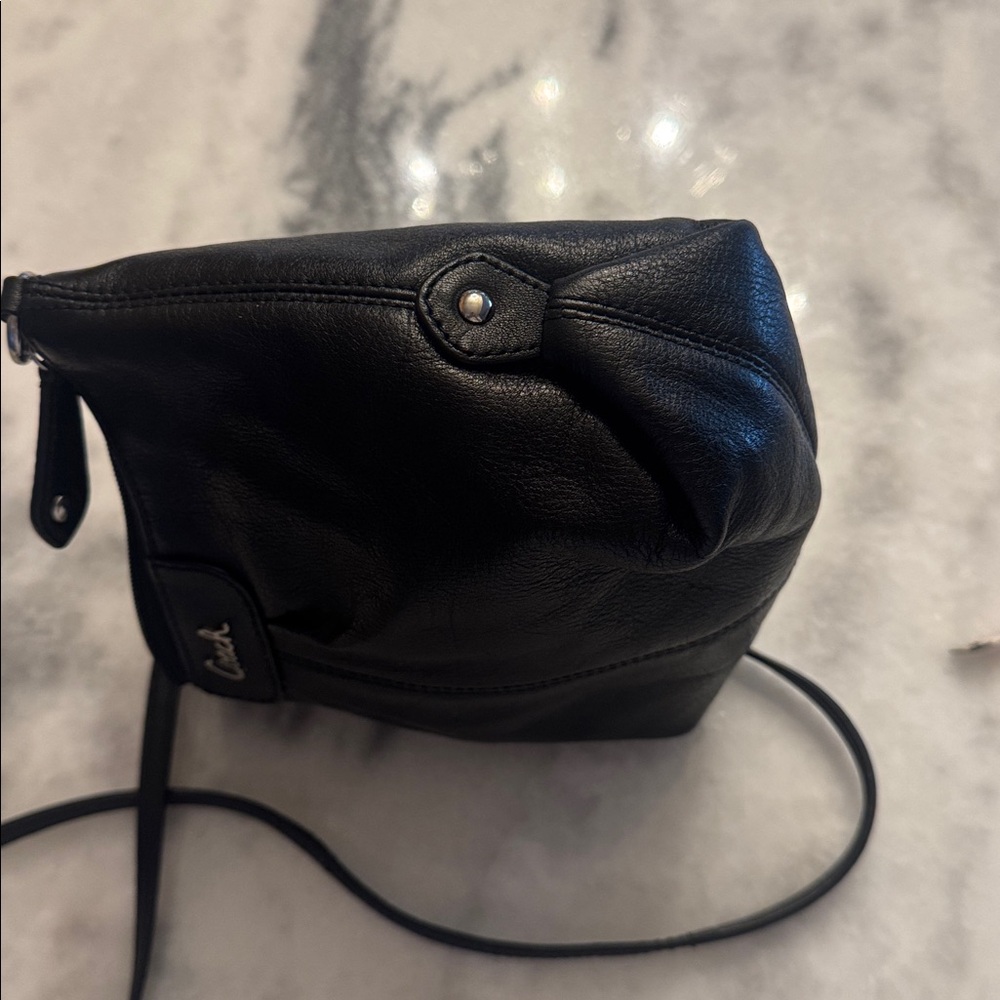 COACH Ashley leather crossbody bag in black NWOT - Picture 11 of 13